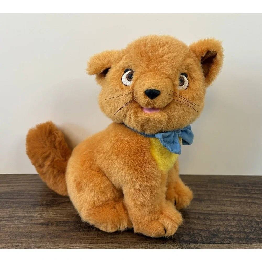 Vintage Disney Aristocats Toulouse Ginger Kitten Orange Cat 9